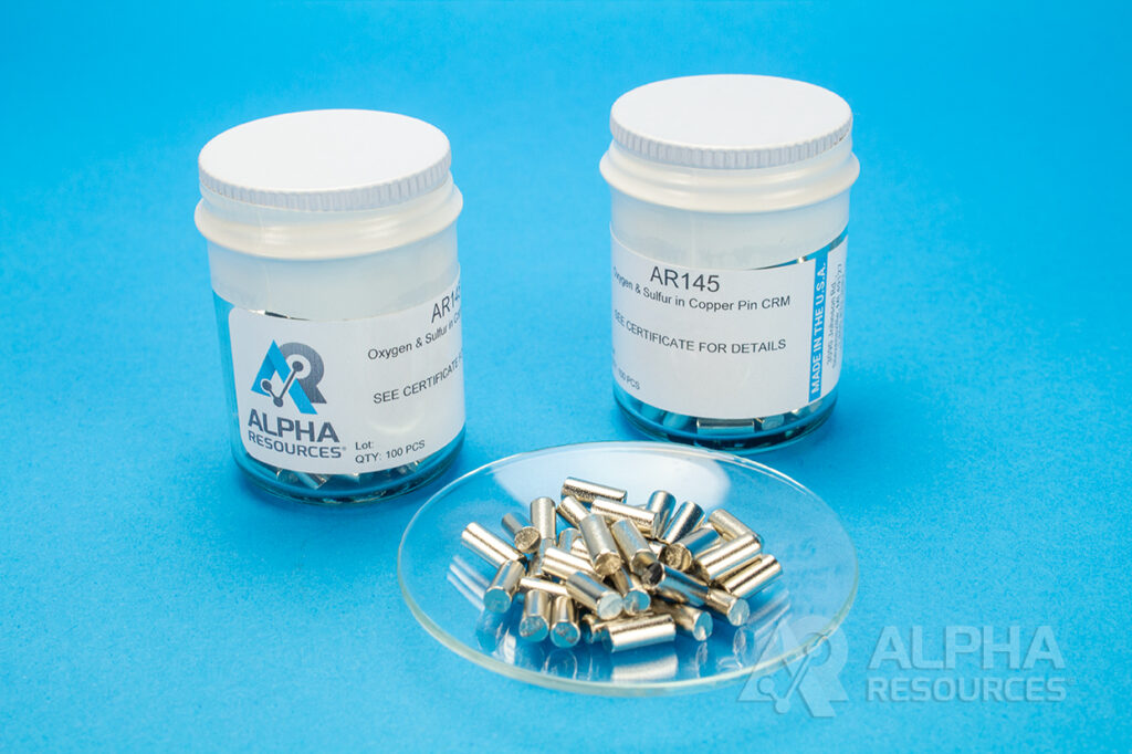 Oxigênio in Cobre CRM (O= 0.0187%) – 1g Pin – 100