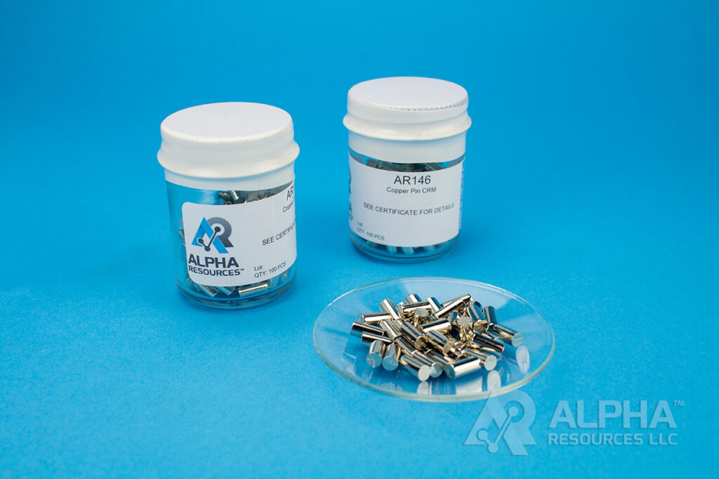 Oxigênio in Cobre CRM (O= 0.02466%) – 1g Pin – 100