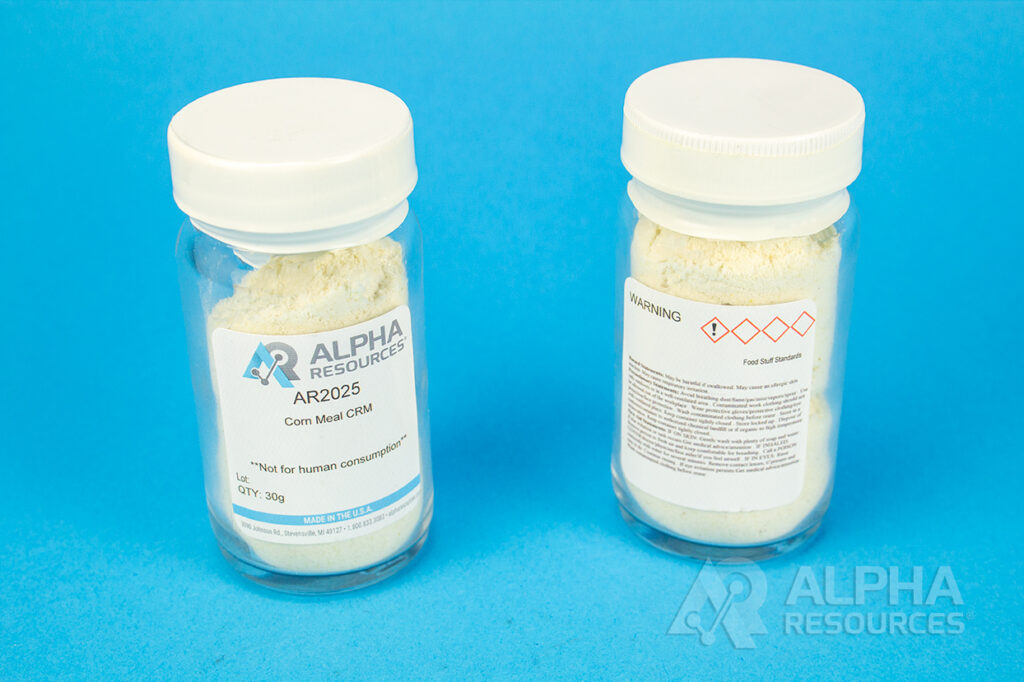 Corn Meal Organic Analytical Padrão (C=46.76%, N=1.37%, S=0.11%) – 30G