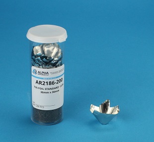 Estanho Folha Cups, 36mm X 36mm – 200
