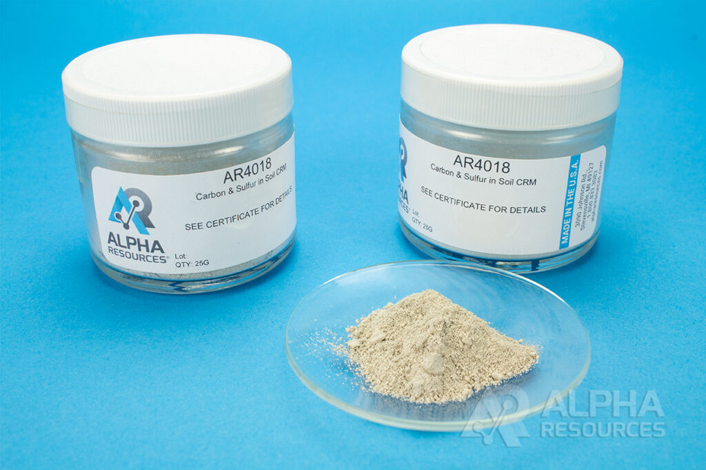 Carbono e Enxofre in Soil CRM (C=1.11%, S=1.04%) – 25G