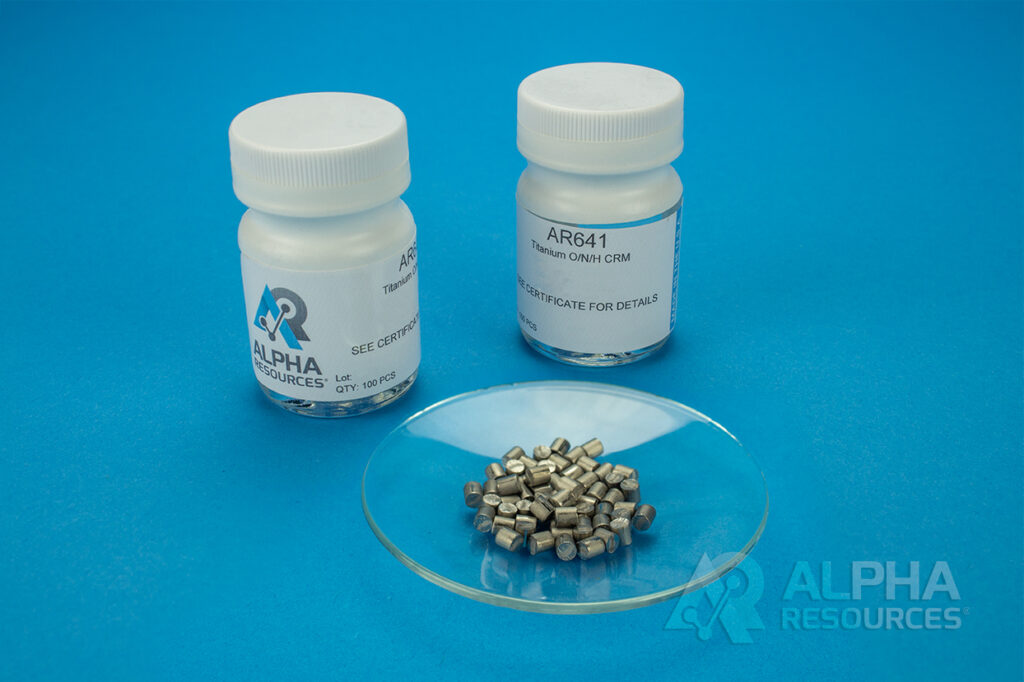 Titanium Pin CRM (O= 0.178%, N= 0.0278%, H= 0.0004% (reference only)) – 0.1g – 100