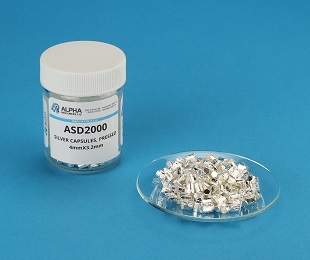 Pressed Cápsula de Prata (H= 4mm, D=3.2mm) – 500