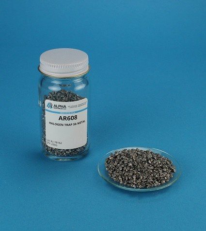 Trap de halogênios (Sb metálico) AR608 Alpha Resources