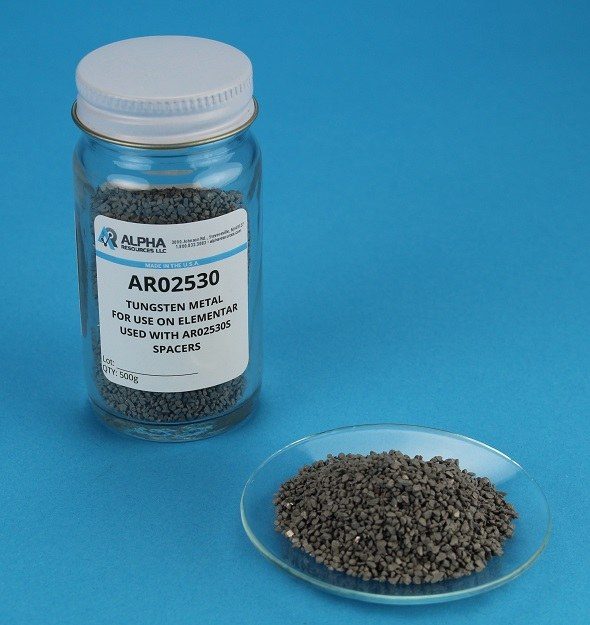 Tungstênio metálico para Elementar (usar espaçador AR02530S) AR02530 Alpha Resources